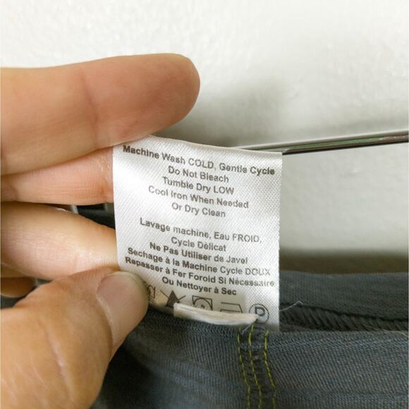 SMARTWOOL Grey Merino Wool Sanitas Asymmetrical A-Line Skirt Women's Medium - Picture 6 of 6